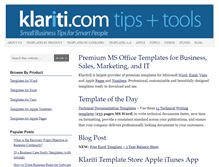 Tablet Screenshot of klariti.com